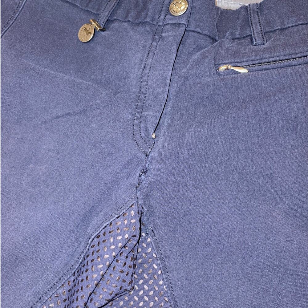 Pikeur navy blue breeches/riding pants womens  size EU 44 (size tag missing) - Picture 5 of 5